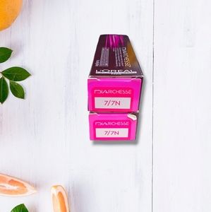 L'Oreal Professionnel DIARichesse 2 Tubes Ammonia-Free 7/7N Blonde 50ml